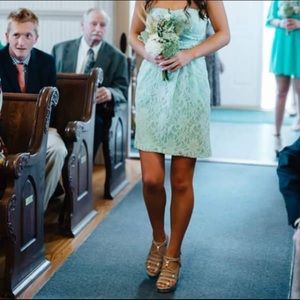 Mint homecoming dress